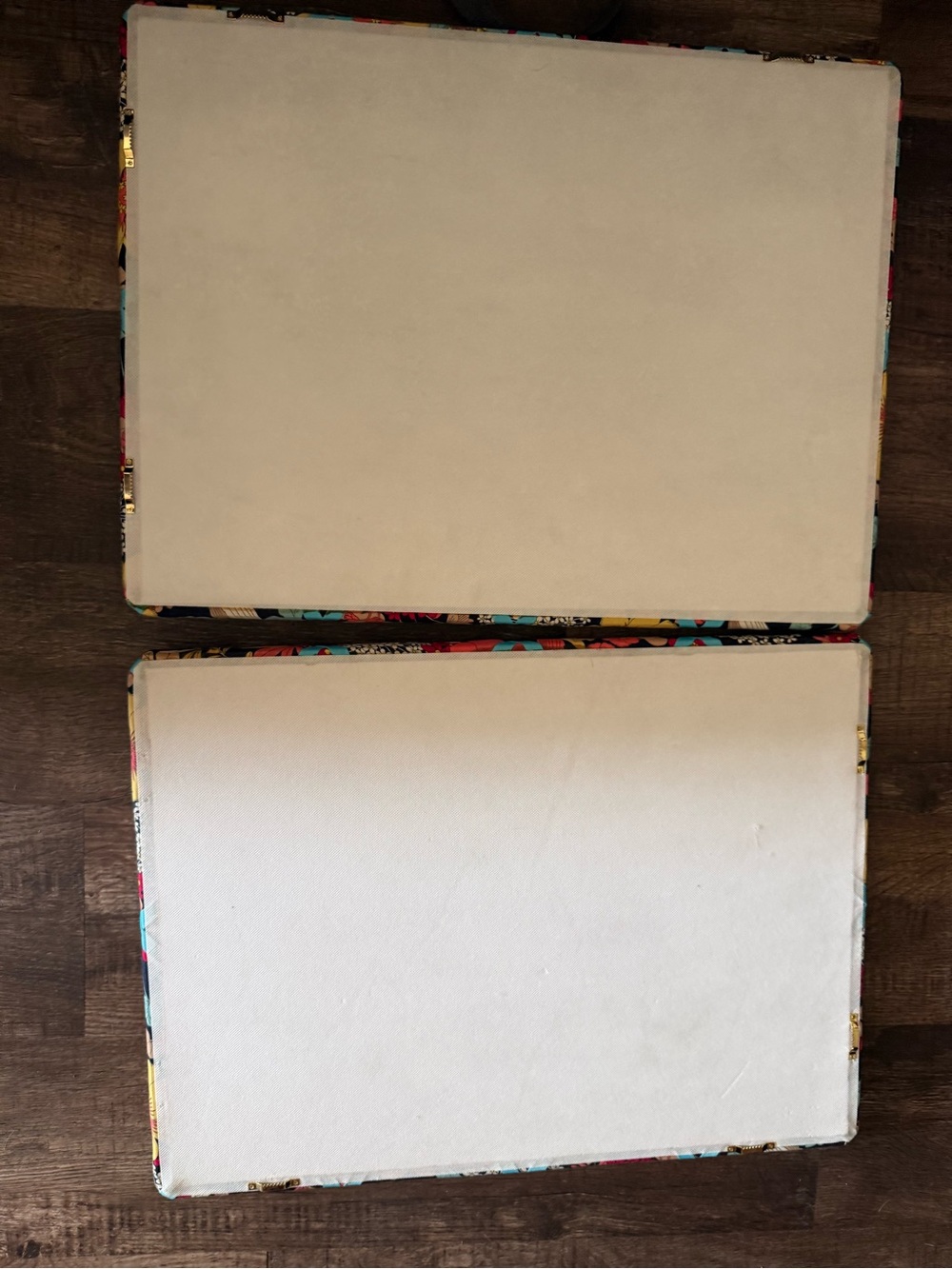Vera Bradley Floral Ribbon Memo Board - Teal, Coral & Yellow - Picture 3 of 3